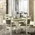 Treviso Round Extending Dining Set with Chairs - White Ash