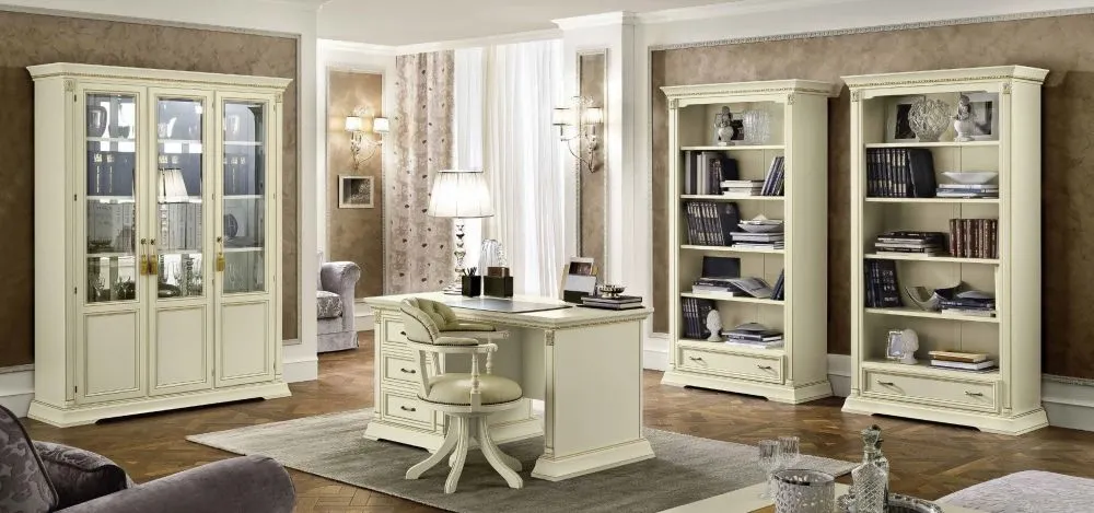 Treviso Swivel Office Chair - White Ash