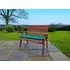 2-Seater Garden Bench - Brown, Redwood