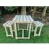 Butchers Redwood Garden Bar Set - Ivory