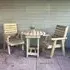 Clover Redwood 2-Seater Round Garden Bistro Set
