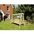 Cottage Redwood 3-Seater Garden Swing - Ivory