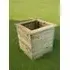 Deluxe Timber Square Garden Planter - Brown
