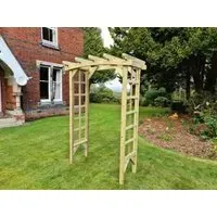 Ivy Wood 3ft Garden Arch - Ivory