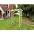 Ivy Wood 3ft Garden Arch - Ivory