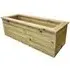 Large Timber Garden Trough Planter - Ivory