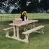 Lunar Redwood Garden Picnic Table - 150cm