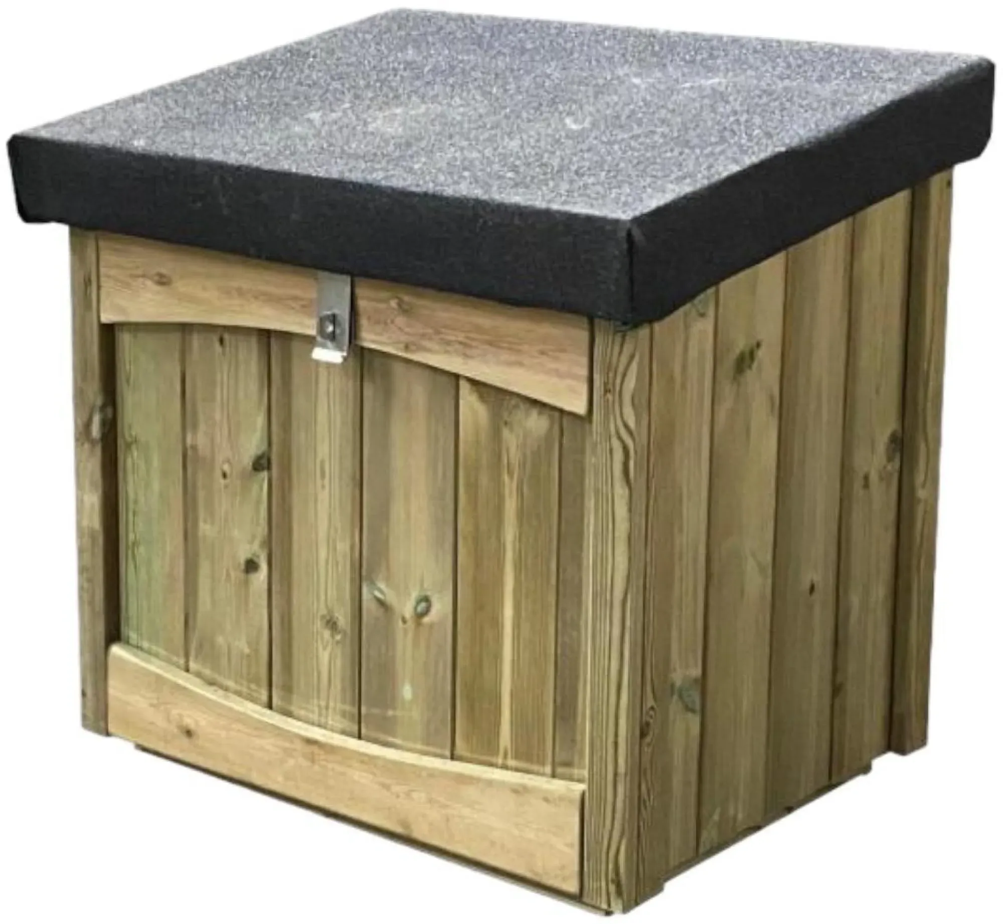 Parcel Timber Garden Storage Box - Ivory