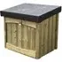 Parcel Timber Garden Storage Box - Ivory