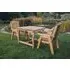 Redwood 2-Seater Garden Bistro Set - Brown