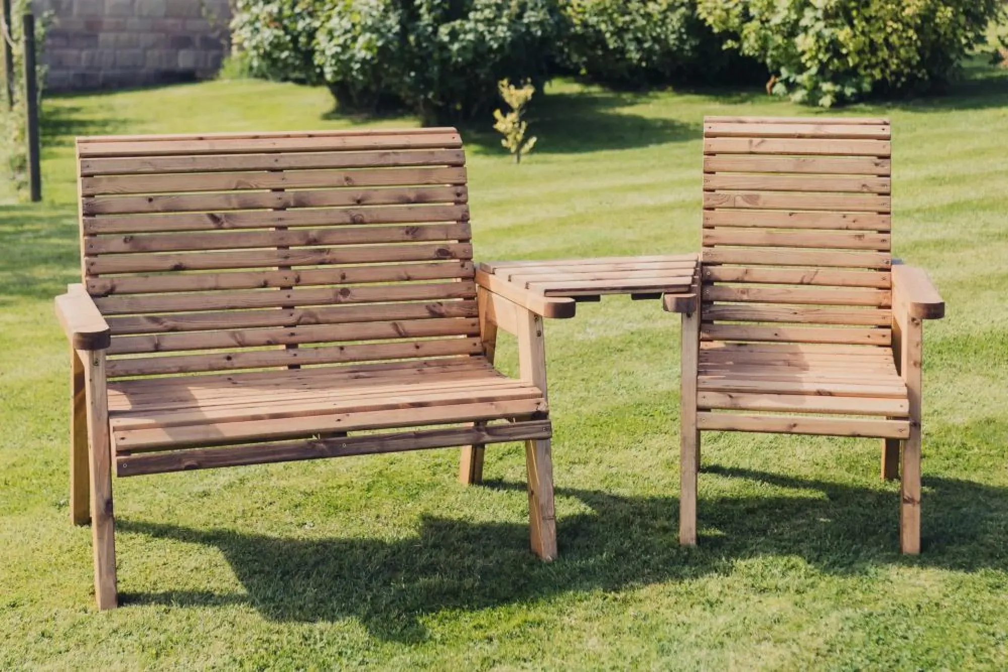 Redwood Angled Garden Trio Set - Brown