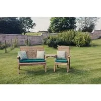 Redwood Angled Garden Trio Set - Brown