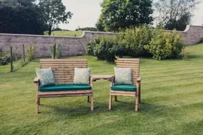 Redwood Angled Garden Trio Set - Brown