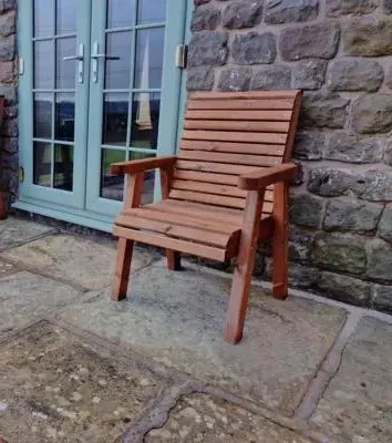 Redwood Garden Chair - Brown image