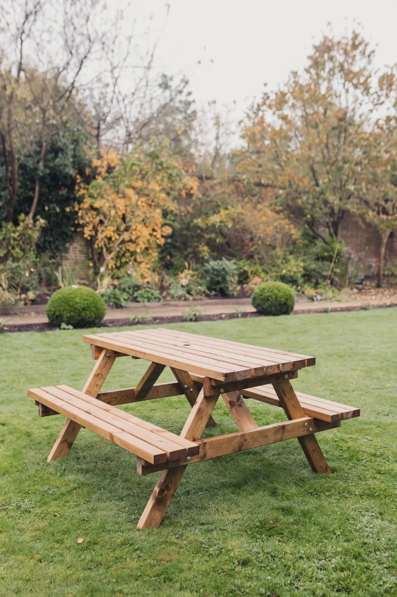 Redwood Garden Picnic Table - 150cm