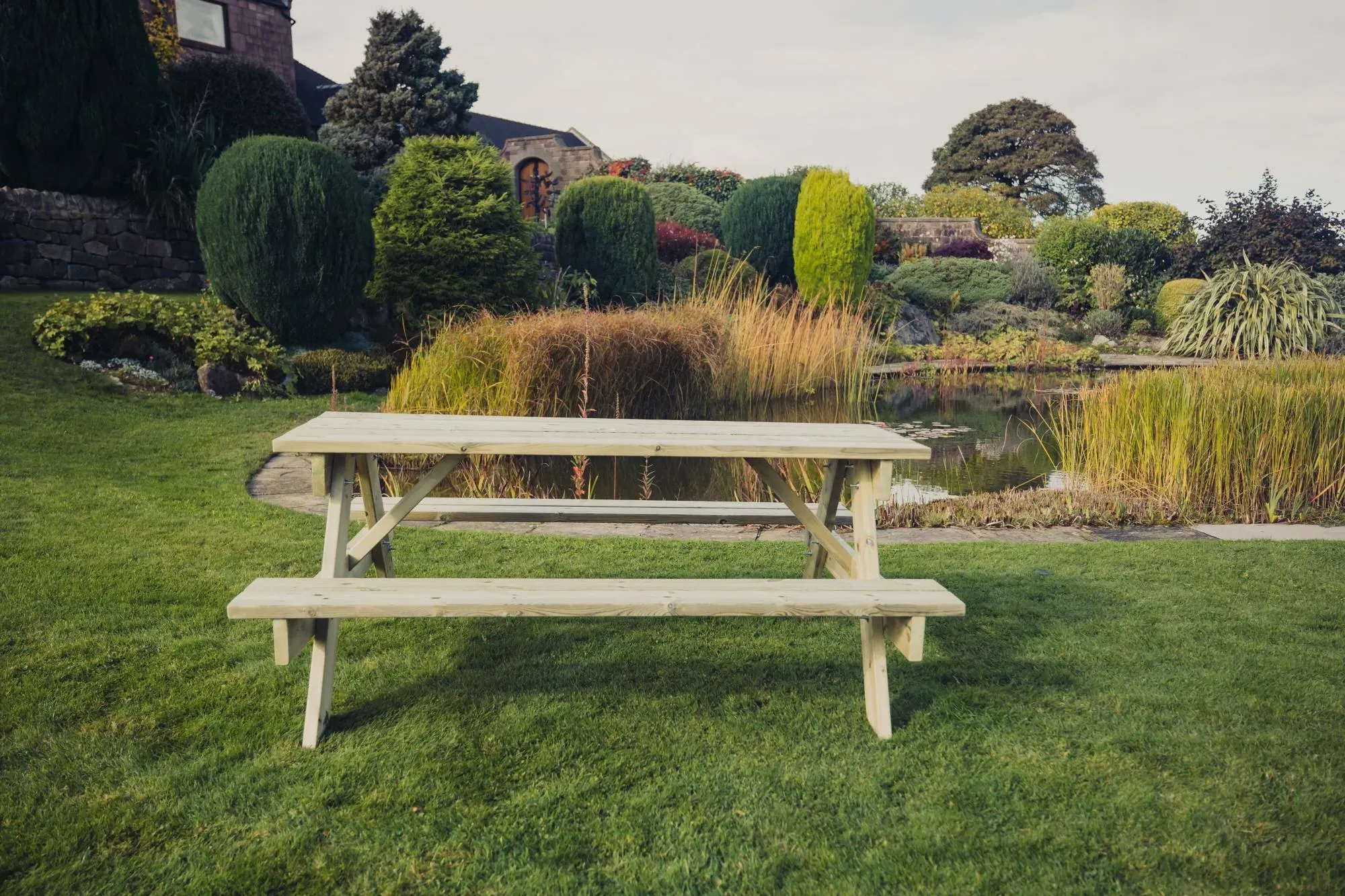 Redwood Garden Picnic Table - 180cm