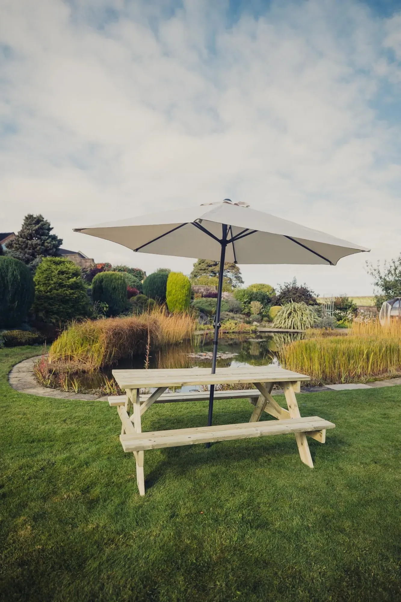 Redwood Garden Picnic Table - 180cm