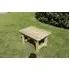 Timber Wood Garden Coffee Table - Ivory
