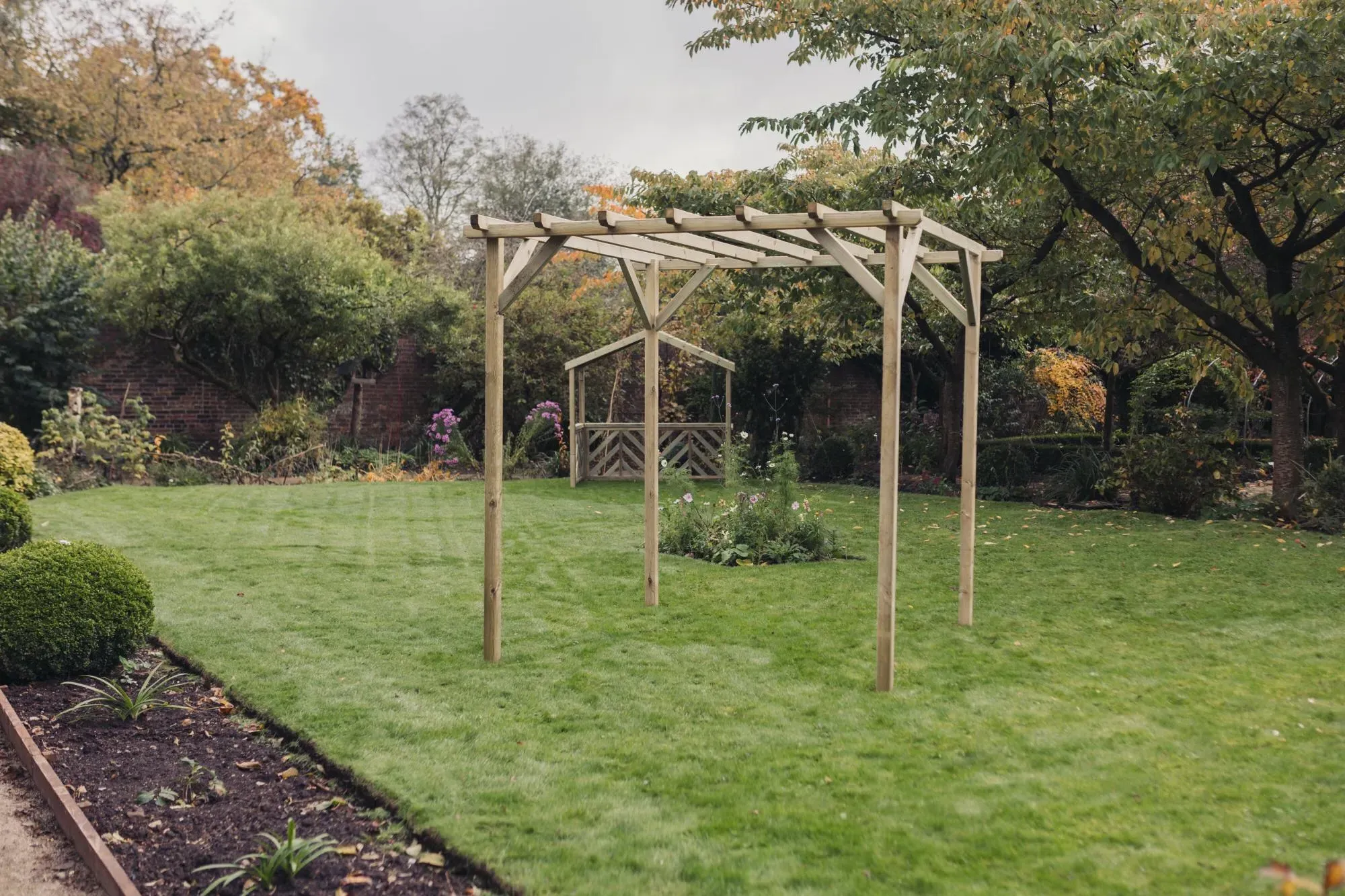 Timber Wood Garden Pergola