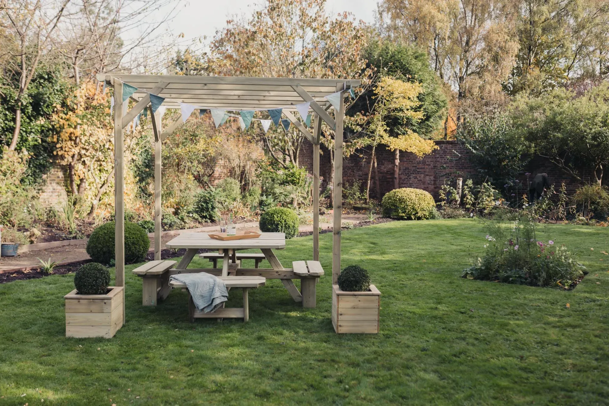 Timber Wood Garden Pergola