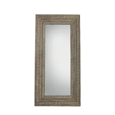 Agara Rectangular Mirror - Natural image