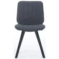 Alessandra Dining Chair - Grey, Faux Leather