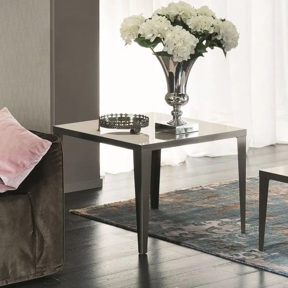 Alf Italia Mont Blanc Lamp Table - Light Koto, Gloss