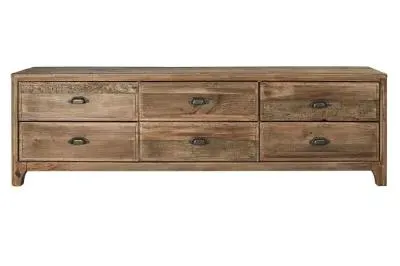 Alpine Large TV Unit - Natural, Recycled Wood image
