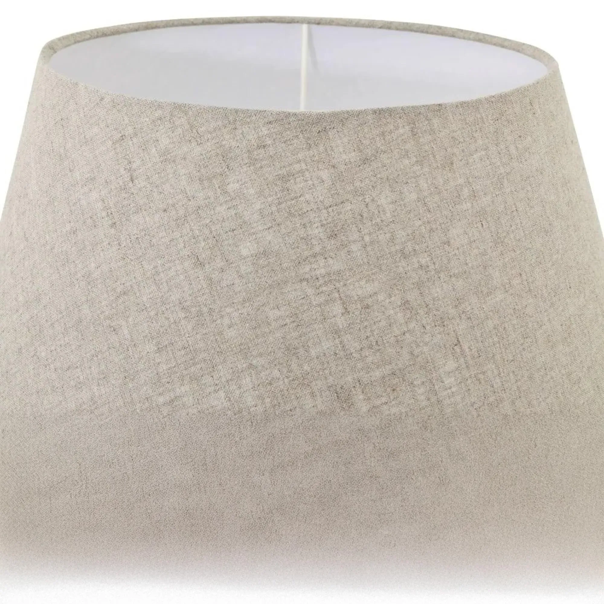 Amalfi Pillar Table Lamp with Linen Shade - Grey