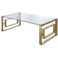 Apex Round Coffee Table - Gold, Metal