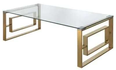 Apex Round Coffee Table - Gold, Metal image