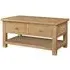 Appleby Oak 2 Drawer Coffee Table - Light Lacquer