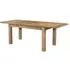 Appleby Oak 4 Seater Extendable Dining Table - Light Lacquer