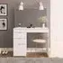 Ava 5 Drawer Dressing Table - White