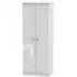 Balmoral 2 Door Tall Wardrobe - White