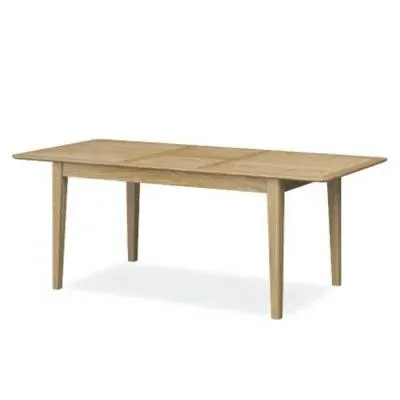 Bath Oak 6-8 Seater Extending Dining Table - Pale Oak