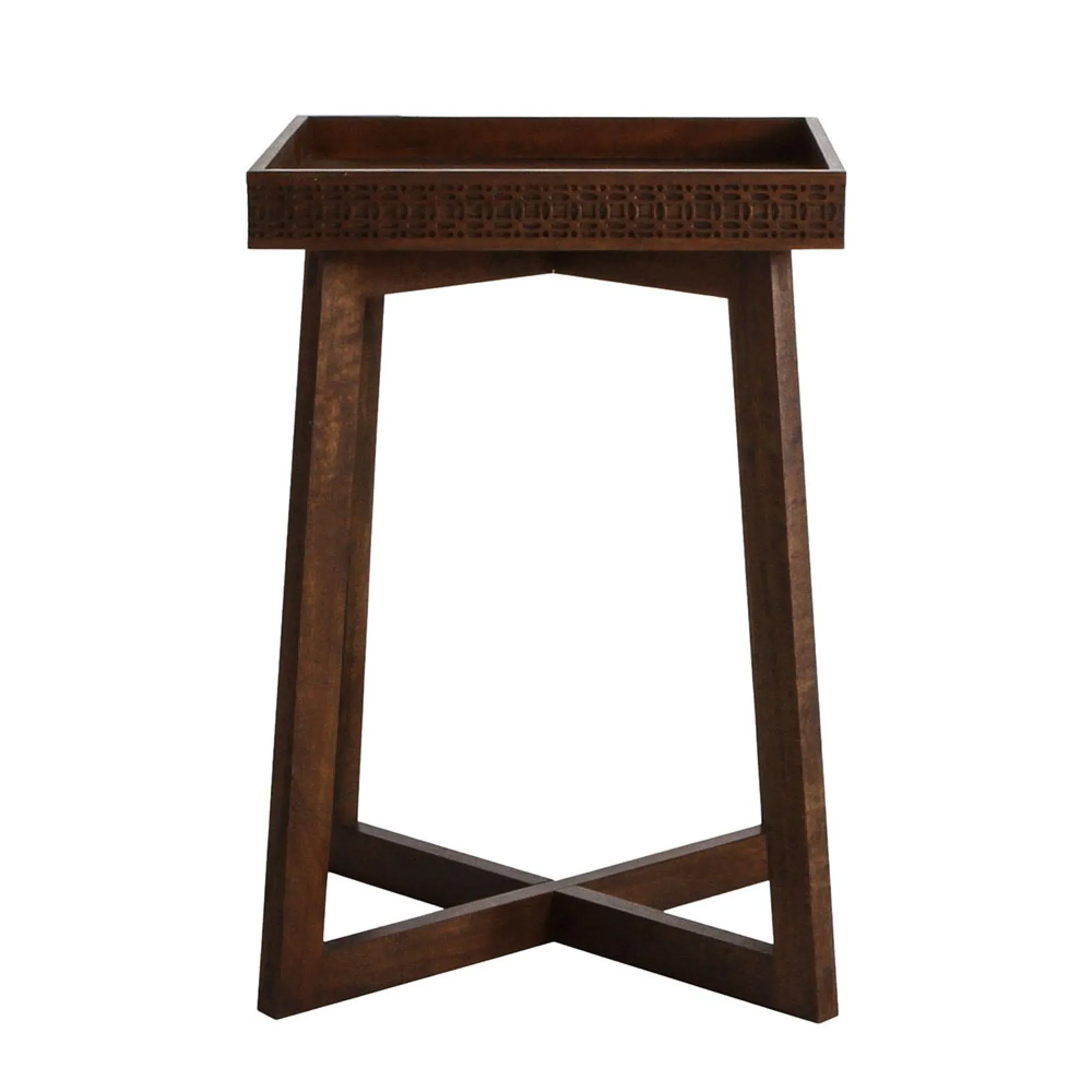 Boho Retreat Bedside Table - Brown, Wood