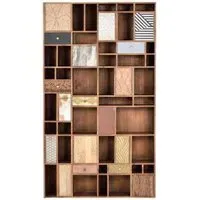 Bonham Solid Mango Wood Bookcase - Light Walnut