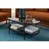 Briar Oval Coffee Table - Black, Glass