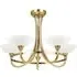 Cagney 5 Light Ceiling Light - Antique Brass