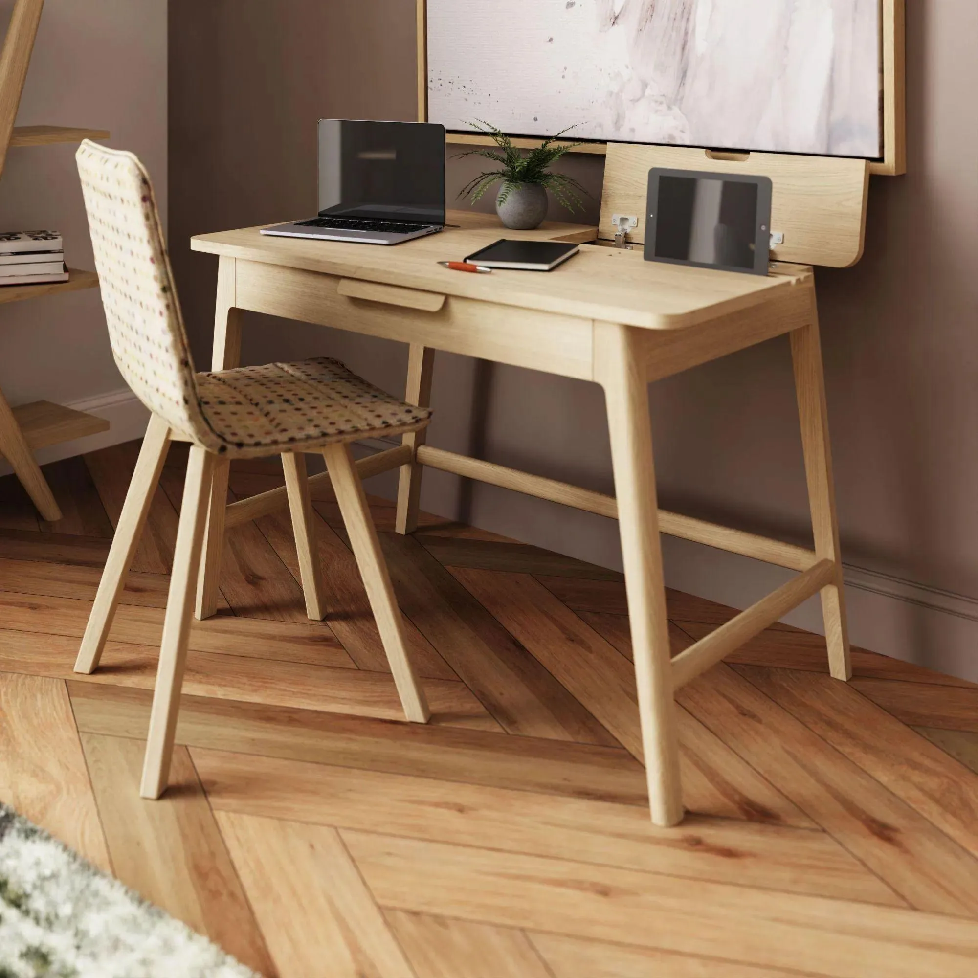 Carlton Andersson Oak Desk with 1 Drawer - Oak