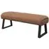 Cerutti Bench - Tan, Faux Leather