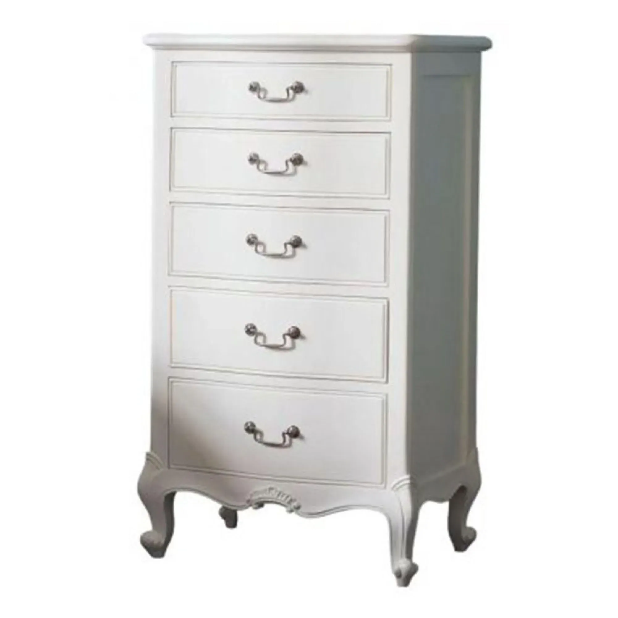 Chic Lingerie 5 Drawer Chest A163 - Vanilla White