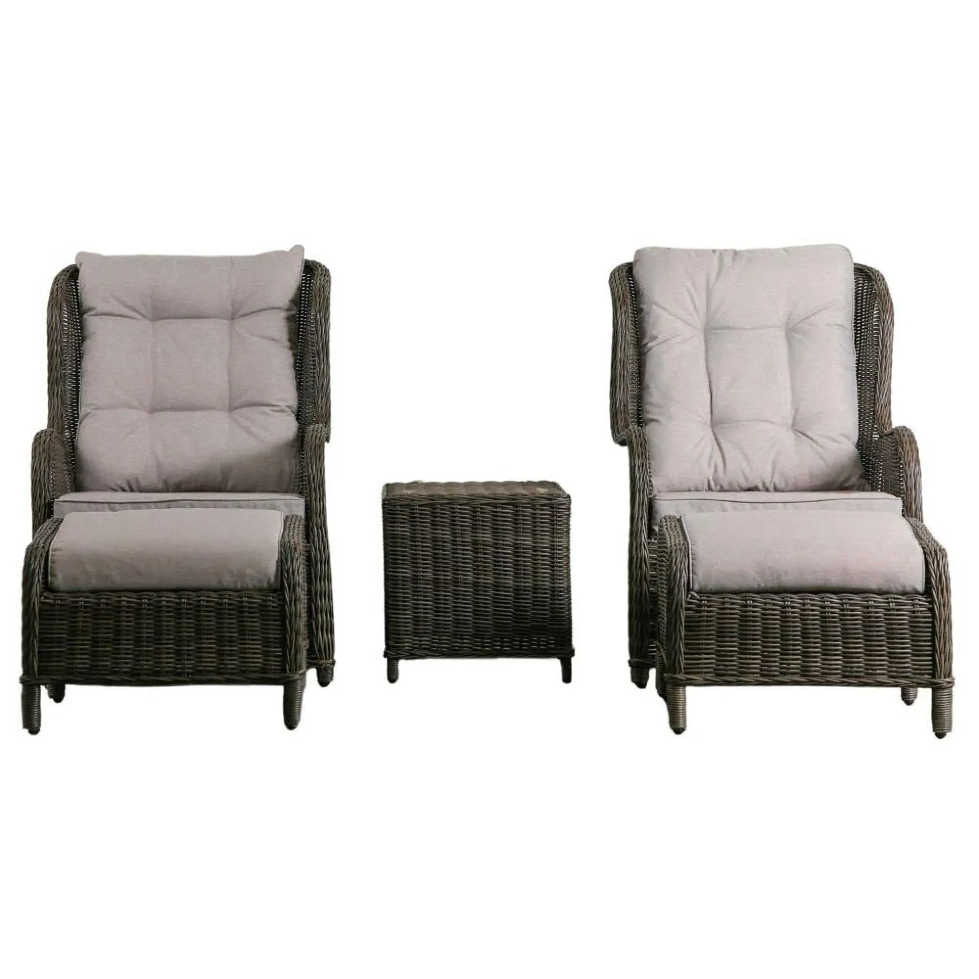 Cinto High Back Lounge Set - Natural, Rattan