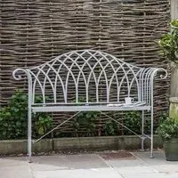 Duchess Estate Outdoor Bench - Distressed Grey