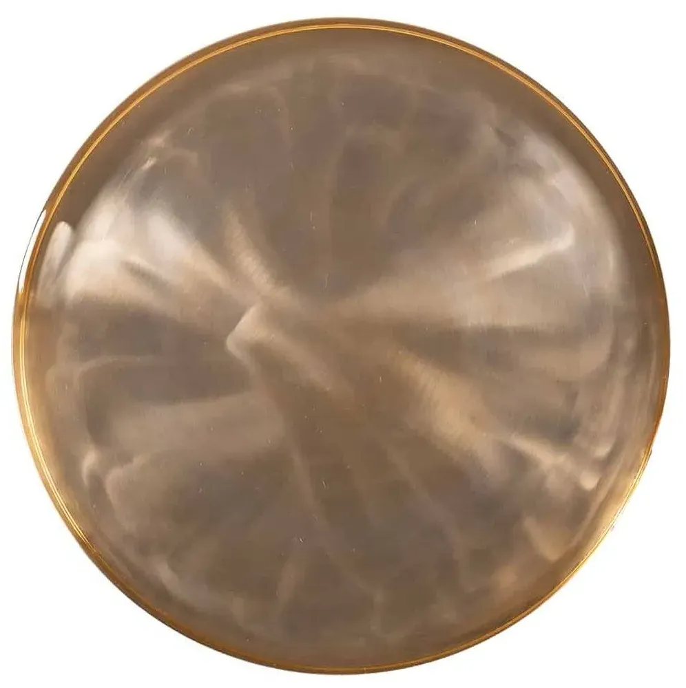 Dustin Round Coffee Table Set of 2 - Gold, Black