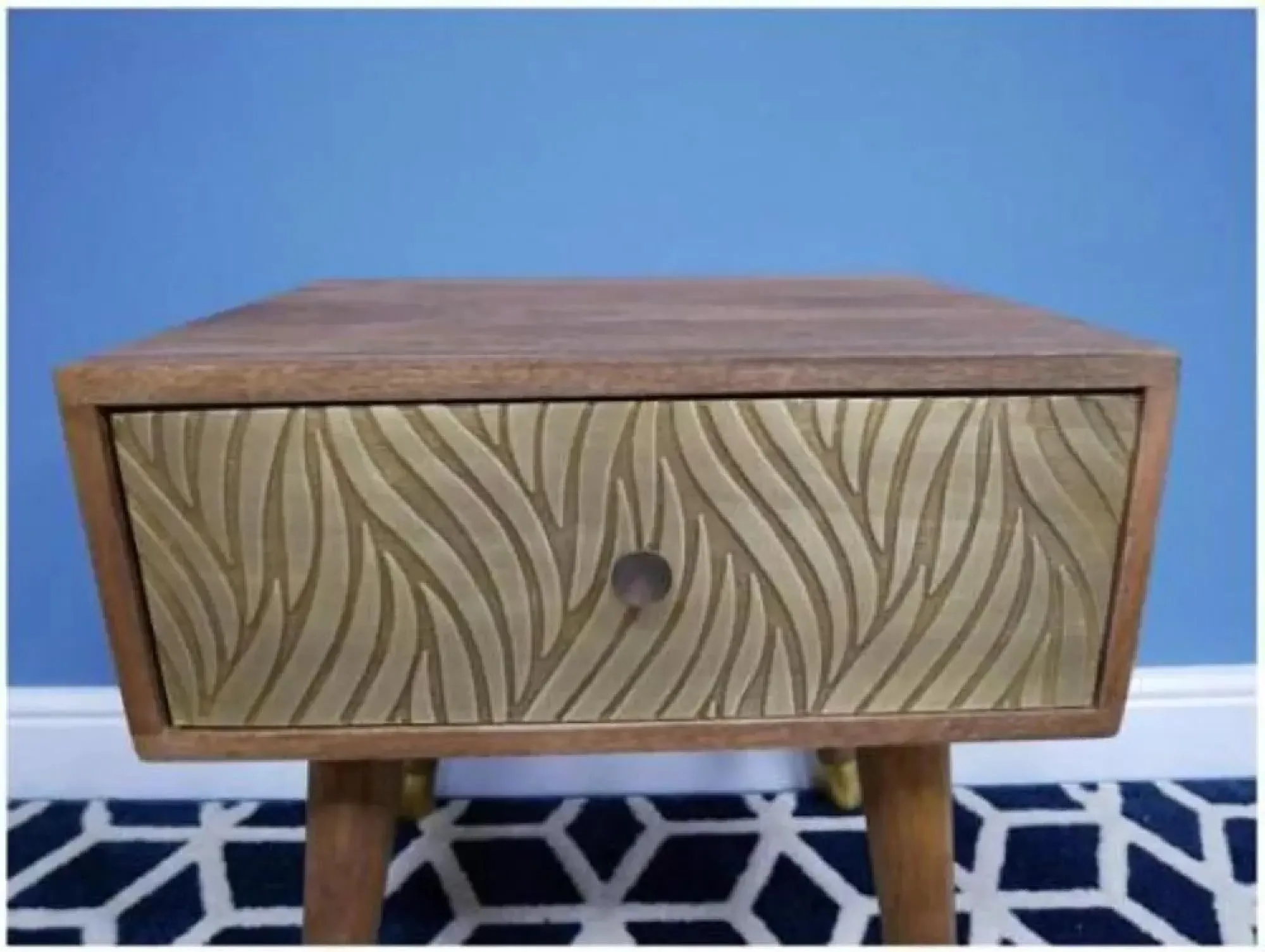 Dutch Bedside Cabinet - Mango Wood