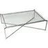 Gillmore Space Stockwell Rectangular Coffee Table - Clear Glass, Gun Metal