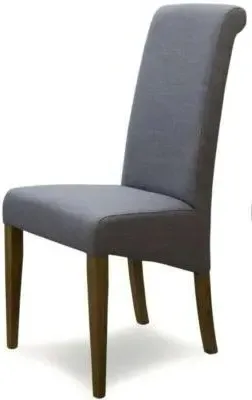 Homestyle GB Italia Fabric Dining Chair - Grey
