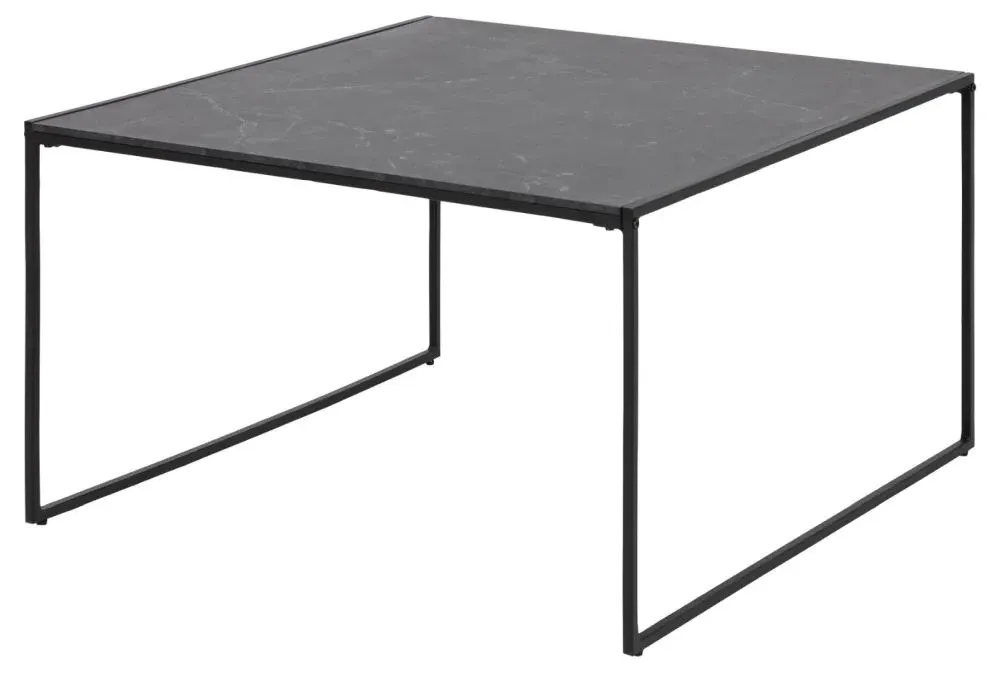 Infinity Square Coffee Table - Black, Melamine